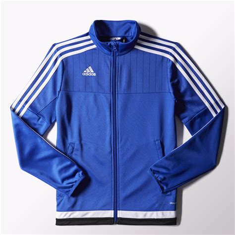 Blaue adidas Jacken online entdecken 